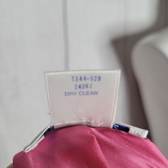 Vintage 80s 90s Pendleton Pink Lightweight Collared Blazer Jacket Womens Size L - Picture 8 of 11